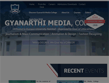 Tablet Screenshot of gyanarthimedia.com